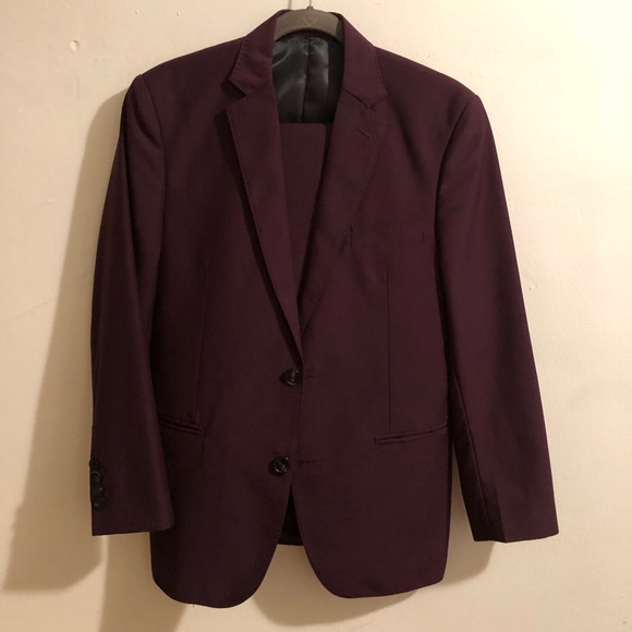 Burgundy Suit - Picture 2 of 4